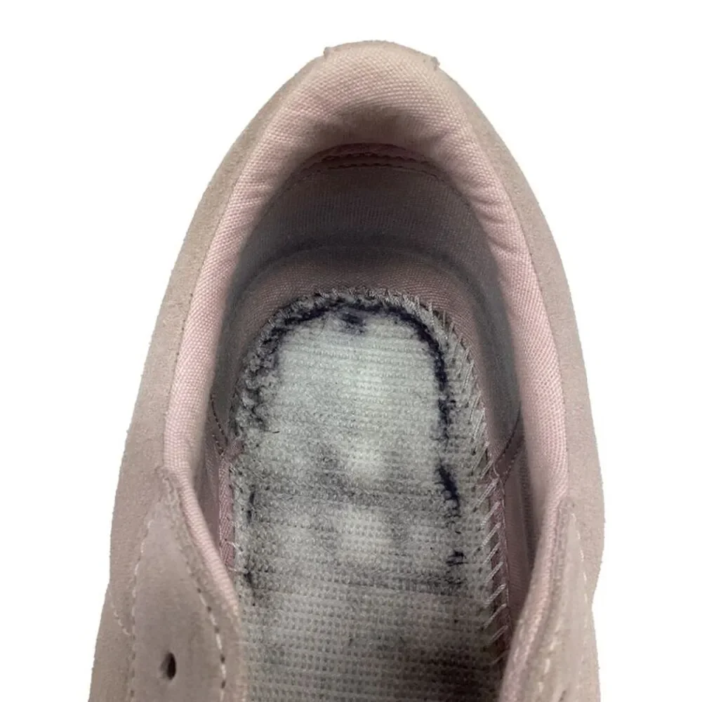 Off-White Vulcanized Low Sneakers in Pink Suede
